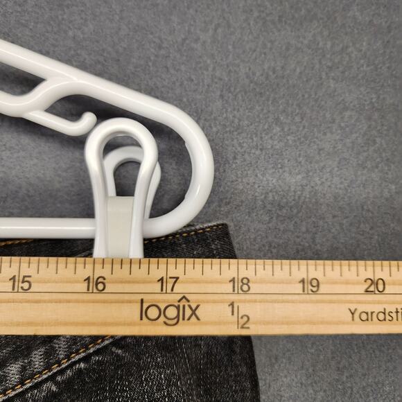 Vintage Ralph Lauren Jeans 16 W Black Embellished Cotton Blend Stretch Hong Kong - Picture 3 of 16